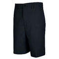 Men's Plain Front Shorts - Navy Blue